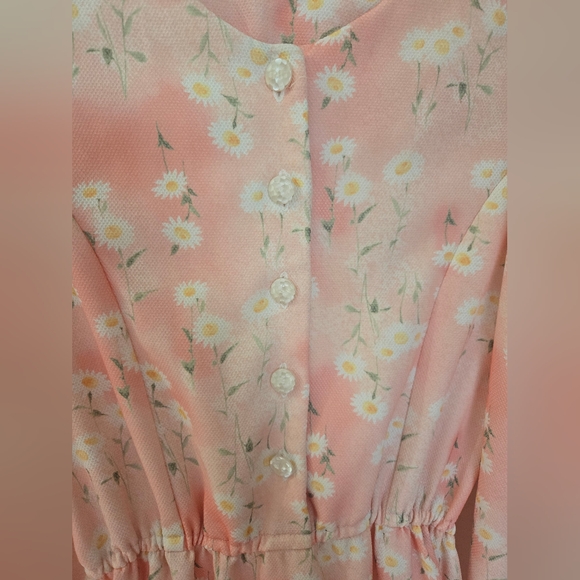 VINTAGE 70'S FLORAL DRESS - Picture 5 of 6